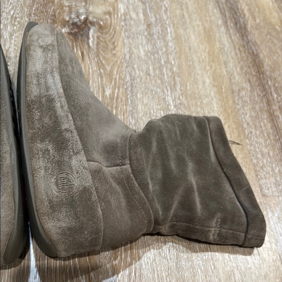 Fitflop Size 8 Women's Ankle Boots in Taupe Leather - Picture 9 of 13